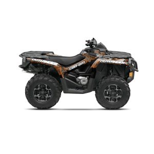 Kit déco Quad – CAN AM – OUTLANDER 400 MAX – 2DR5 – BLACK & ORANGE