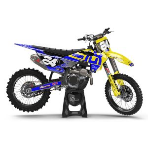 Kit déco Motocross – HUSQVARNA – TC SERIES – 2DR5 – BLUE & YELLOW