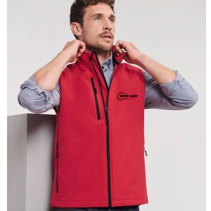 GILET HOMME SOFTSHELL 340G- BRODÉ – JZ141