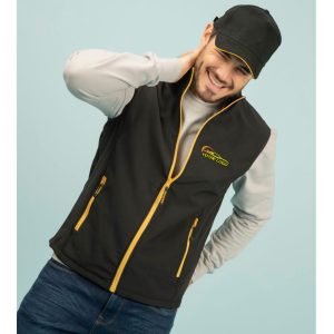 BODYWARMER SOFTSHELL UNISEXE 2 COUCHES 300G – BRODÉ – PK330