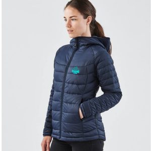 VESTE MATELASSE FEMME 40G – BRODÉ 100% NYLON – SHAFP2W