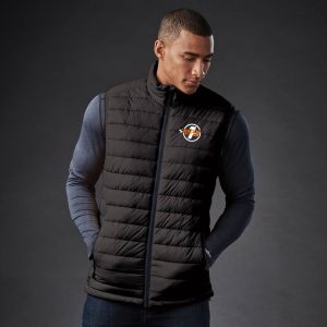 BODYWARMER MATELASSÉ HOMME – BRODÉ 40G – 100% NYLON – SHAFV1